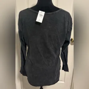 NWT Daytrip by Buckle Mineral Washed Crochet Shirt thumbnail 7