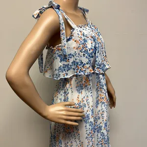 NWT Selfie Leslie Dress Floral Midi Dress with Tie straps & belt size 8 thumbnail 6