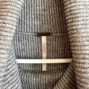 Free People Afterglow Sweater Women S Gray Ribbed Oversized Mock Neck Turtleneck thumbnail 4