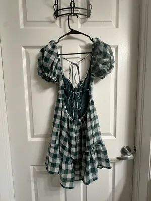 Green Gingham Dress thumbnail 2