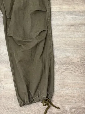 Brown 100% Cotton Cargo Pants Size M thumbnail 5