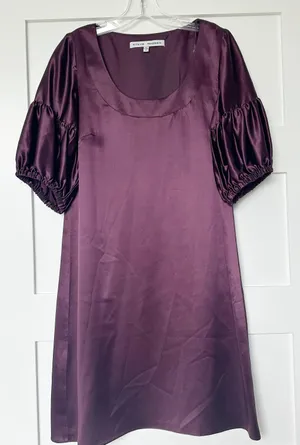 Purple Silk Dress thumbnail 2