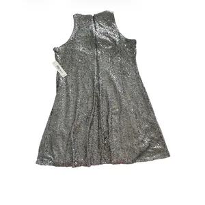 Eliza J NWT Sequin Shift Dress Size 12 Silver Sleeveless Cocktail‎ Party Holiday thumbnail 8