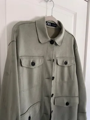 Zara Faux Suede Jacket thumbnail 3