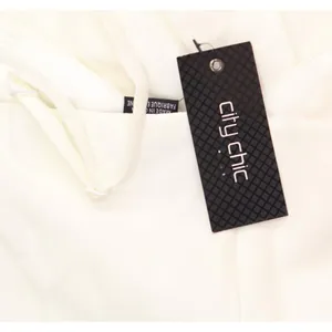 City Chic Womens Trendy Plus Size Sassy V Wrap Dress 6575644 White 14W thumbnail 3