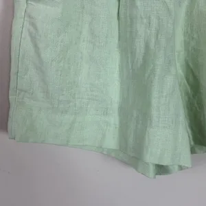 Abercrombie & Fitch‎ Linen Blend Belted High Rise Mint Green Shorts Size Small thumbnail 6