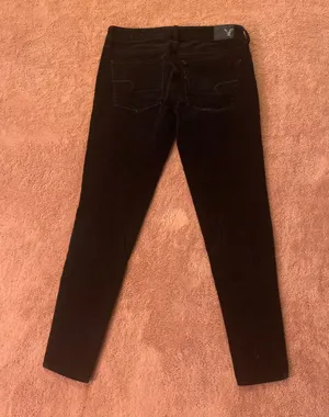 American Eagle Black Corduroy Jegging thumbnail 5