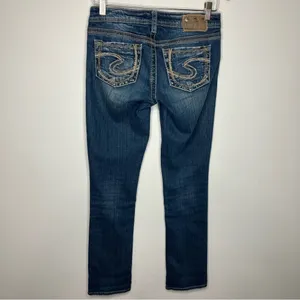 Silver Jeans Aiko Baby Bootcut Jeans‎ Size 26 thumbnail 8