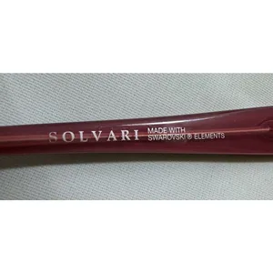 Solvori Women's Fashion Glasses‎ Vienna, Burgandy Frames Only 58-16-135 thumbnail 3