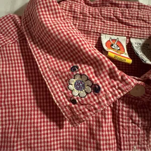 Vintage Looney Tunes Red And White Gingham‎ Tweety Button Up Womens Sz 22/24 thumbnail 6