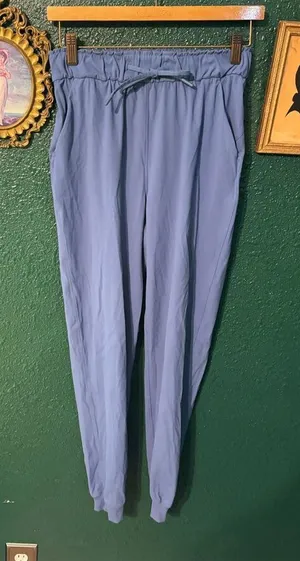 Lululemon Stretch High-Rise Jogger Sz 4 Water Drop Blue thumbnail 1