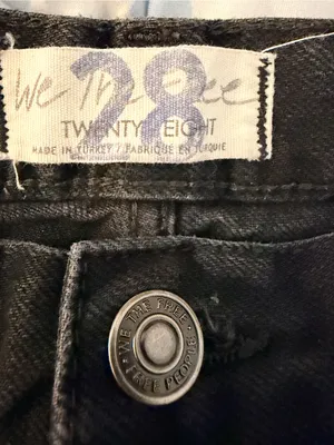Free People Black Slim Straight Distressed Jeans thumbnail 4