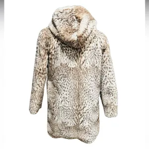 Bella Dahl Faux Fur Jacket - Snow Leopard Size Small thumbnail 8