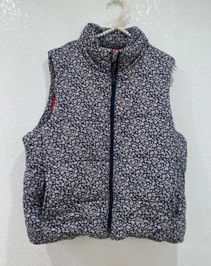 Princess Vera Wang quilted puffer floral vest size XL thumbnail 1