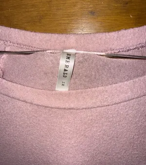 Long sleeve tee Pink Size 1X thumbnail 2