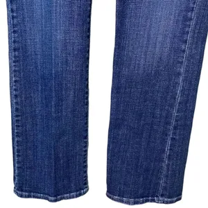 Lee Slender Secret Blue Jeans Size 4 Medium Crystal Accents Lower On The Waist thumbnail 3