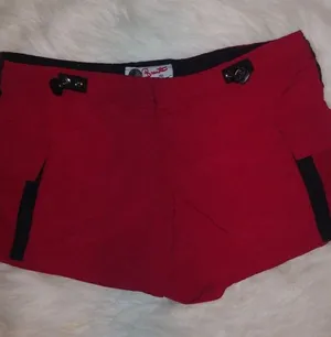 Brents S Beach Surf Board Shorts Authentic in Red Black thumbnail 1