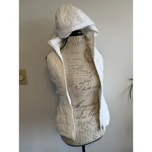 Lululemon Another Mile Full Zip Vest Hooded White Second Release‎ W4BSCS Sz 2 thumbnail 5