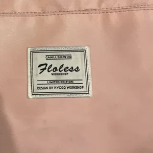 Floless Workshop Pink Nylon Duffel Travel Bag Weekender Carry On Gym Sports thumbnail 6