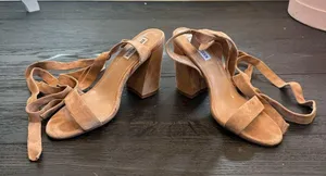 Steve Madden Tan Strap Heels thumbnail 5