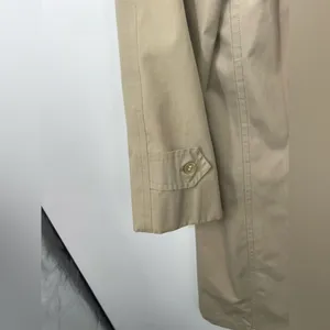 London fog trench coat size 12P tan with minor flaw small mark on‎ front thumbnail 7
