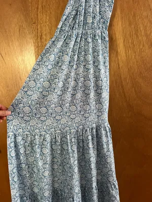 SHEIN European floral one shoulder maxi dress thumbnail 5
