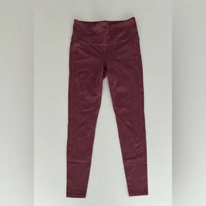 Athleta Full Length Leggings Mauve Pink Size Small thumbnail 2