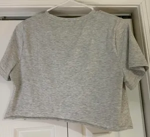 American flag cropped tee thumbnail 4