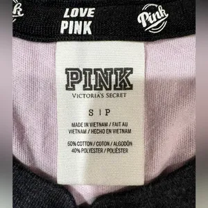 Victoria'S Secret Pink Marl Grey Bling Ribbed Neck Logo Sequin Tank S thumbnail 6