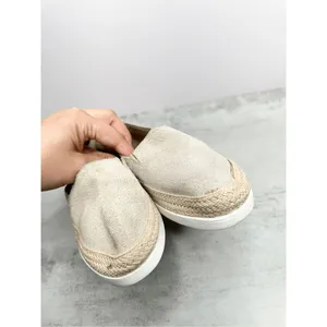Donald Pliner Size 6.5 Tan Suede Espadrille Flats Casual Slip On‎ Shoes thumbnail 7