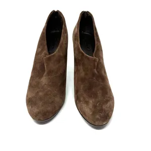 J. Crew size 9.5 heeled booties brown suede leather made in‎ italy 28668 thumbnail 11