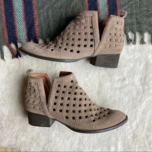 Jeffrey Campbell “Taggart” Suede Ankle Booties thumbnail 3