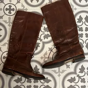 Vintage Marc Alpert Leather Victorian Style Riding Boot‎ B34 thumbnail 2