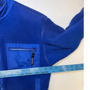 Patagonia Synchilla Fleece Full Zip‎ Jacket Blue Size 10 Vintage thumbnail 5