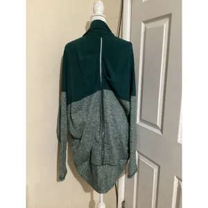 Zella Sweater Womens Medium Large Colorblock Open Front Jacket Cardigan Yoga thumbnail 3