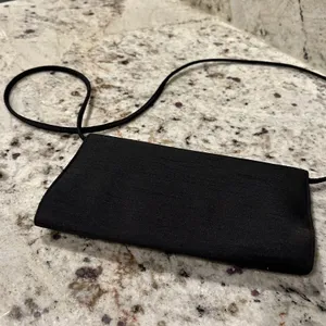 Liz Claiborne Black Evening Handbag Purse Beaded Women’s thumbnail 9