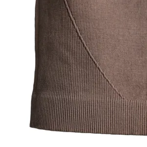 Everlane The Seamless Tee Acorn (Brown) Cropped Short Sleeves Crew Neck XS/S New thumbnail 2