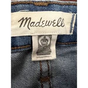 madewell Curvy Cali Demi-Boot Crop Jeans size 23 Blue thumbnail 8