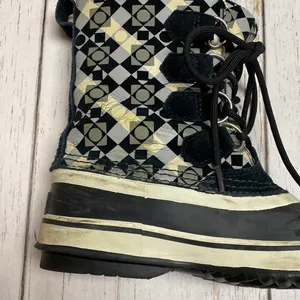PAC Graphic Blue Waterproof Rubber Winter Boot Women's 5 thumbnail 10