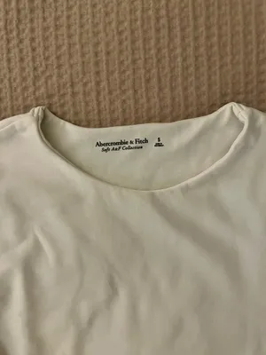 Abercrombie White Long Sleeve Bodysuit thumbnail 4