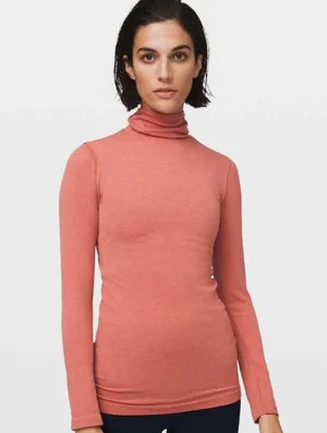 Lululemon Yin Vibes Turtleneck Copper Clay thumbnail 1