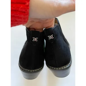 Sam Edelman Pryce Rain Repellent Suede Bootie Boot Black Size 8.5 NEW thumbnail 7