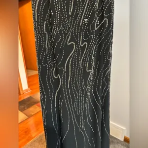 Fiesta Beaded Maxi Dress Black Size M thumbnail 3