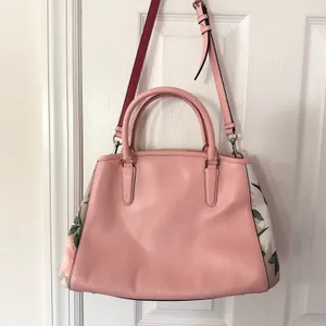 Coach F25868 Margot Caryall Pink Multi Camo Rose Floral Print Satchel Crossbody thumbnail 8