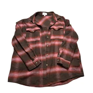 BP Women’s‎ Plaid Flannel Button Up Shirt Long Sleeve Casual Small thumbnail 1