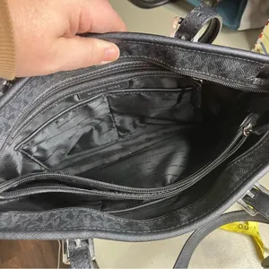 Michael Kors‎ medium size shoulder bag black gray thumbnail 6