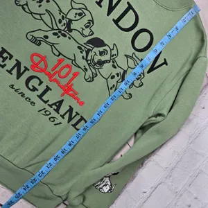 Disney 101 Dalmatians London England‎ Green Graphic Sweatshirt WQSJ060-3L59 thumbnail 9