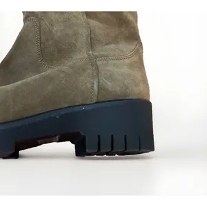 New Coach and Four Brown Suede Mid Calf Lug Sole Boots Made in‎ Italy Womens 9M thumbnail 9