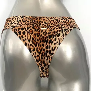 Victorias Secret Nwt M Natural Leopard Brazilian Swim Bikini Bottom thumbnail 1