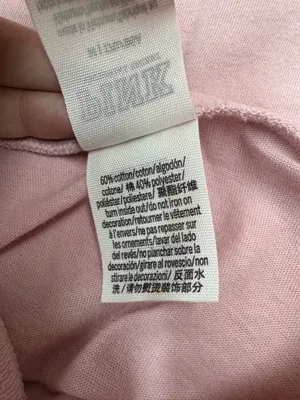 PINK Victoria’s Secret Light Pink Short Sleeve Tee Size Medium thumbnail 5